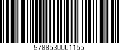 Código de barras (EAN, GTIN, SKU, ISBN): '9788530001155'