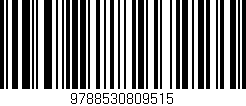 Código de barras (EAN, GTIN, SKU, ISBN): '9788530809515'