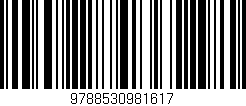 Código de barras (EAN, GTIN, SKU, ISBN): '9788530981617'