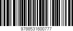 Código de barras (EAN, GTIN, SKU, ISBN): '9788531600777'
