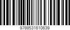 Código de barras (EAN, GTIN, SKU, ISBN): '9788531610639'