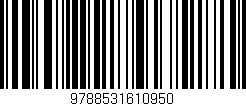 Código de barras (EAN, GTIN, SKU, ISBN): '9788531610950'