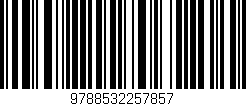 Código de barras (EAN, GTIN, SKU, ISBN): '9788532257857'