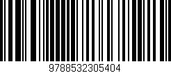 Código de barras (EAN, GTIN, SKU, ISBN): '9788532305404'