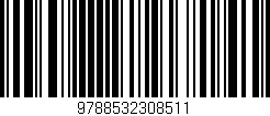Código de barras (EAN, GTIN, SKU, ISBN): '9788532308511'