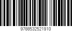 Código de barras (EAN, GTIN, SKU, ISBN): '9788532521910'