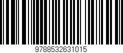 Código de barras (EAN, GTIN, SKU, ISBN): '9788532631015'