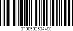 Código de barras (EAN, GTIN, SKU, ISBN): '9788532634498'