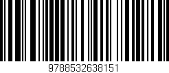 Código de barras (EAN, GTIN, SKU, ISBN): '9788532638151'