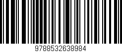 Código de barras (EAN, GTIN, SKU, ISBN): '9788532638984'