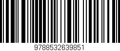 Código de barras (EAN, GTIN, SKU, ISBN): '9788532639851'
