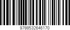 Código de barras (EAN, GTIN, SKU, ISBN): '9788532646170'