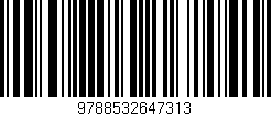 Código de barras (EAN, GTIN, SKU, ISBN): '9788532647313'