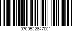 Código de barras (EAN, GTIN, SKU, ISBN): '9788532647801'