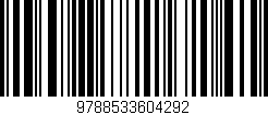 Código de barras (EAN, GTIN, SKU, ISBN): '9788533604292'