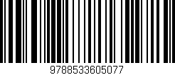 Código de barras (EAN, GTIN, SKU, ISBN): '9788533605077'