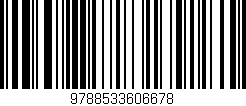 Código de barras (EAN, GTIN, SKU, ISBN): '9788533606678'