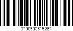 Código de barras (EAN, GTIN, SKU, ISBN): '9788533615267'