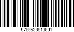 Código de barras (EAN, GTIN, SKU, ISBN): '9788533919891'