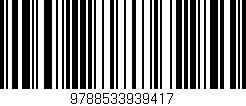 Código de barras (EAN, GTIN, SKU, ISBN): '9788533939417'