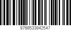 Código de barras (EAN, GTIN, SKU, ISBN): '9788533942547'