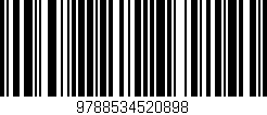 Código de barras (EAN, GTIN, SKU, ISBN): '9788534520898'