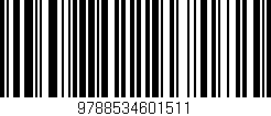 Código de barras (EAN, GTIN, SKU, ISBN): '9788534601511'