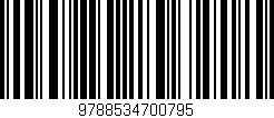Código de barras (EAN, GTIN, SKU, ISBN): '9788534700795'