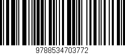 Código de barras (EAN, GTIN, SKU, ISBN): '9788534703772'