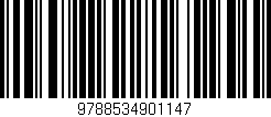 Código de barras (EAN, GTIN, SKU, ISBN): '9788534901147'