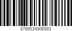 Código de barras (EAN, GTIN, SKU, ISBN): '9788534906593'