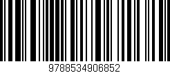 Código de barras (EAN, GTIN, SKU, ISBN): '9788534906852'