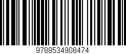 Código de barras (EAN, GTIN, SKU, ISBN): '9788534908474'