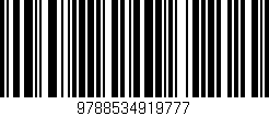Código de barras (EAN, GTIN, SKU, ISBN): '9788534919777'