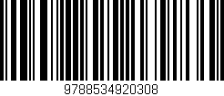 Código de barras (EAN, GTIN, SKU, ISBN): '9788534920308'