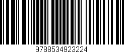 Código de barras (EAN, GTIN, SKU, ISBN): '9788534923224'