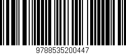 Código de barras (EAN, GTIN, SKU, ISBN): '9788535200447'