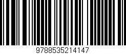 Código de barras (EAN, GTIN, SKU, ISBN): '9788535214147'