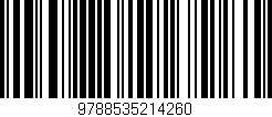 Código de barras (EAN, GTIN, SKU, ISBN): '9788535214260'