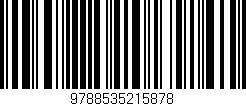 Código de barras (EAN, GTIN, SKU, ISBN): '9788535215878'