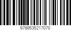 Código de barras (EAN, GTIN, SKU, ISBN): '9788535217070'