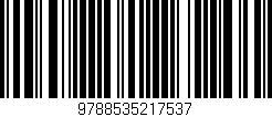 Código de barras (EAN, GTIN, SKU, ISBN): '9788535217537'