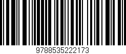 Código de barras (EAN, GTIN, SKU, ISBN): '9788535222173'