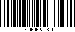 Código de barras (EAN, GTIN, SKU, ISBN): '9788535222739'