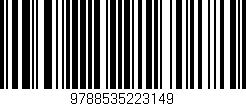 Código de barras (EAN, GTIN, SKU, ISBN): '9788535223149'