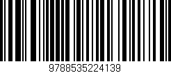 Código de barras (EAN, GTIN, SKU, ISBN): '9788535224139'