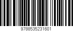 Código de barras (EAN, GTIN, SKU, ISBN): '9788535231601'