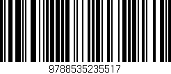 Código de barras (EAN, GTIN, SKU, ISBN): '9788535235517'