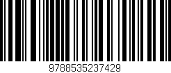 Código de barras (EAN, GTIN, SKU, ISBN): '9788535237429'