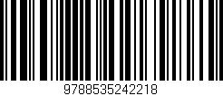 Código de barras (EAN, GTIN, SKU, ISBN): '9788535242218'